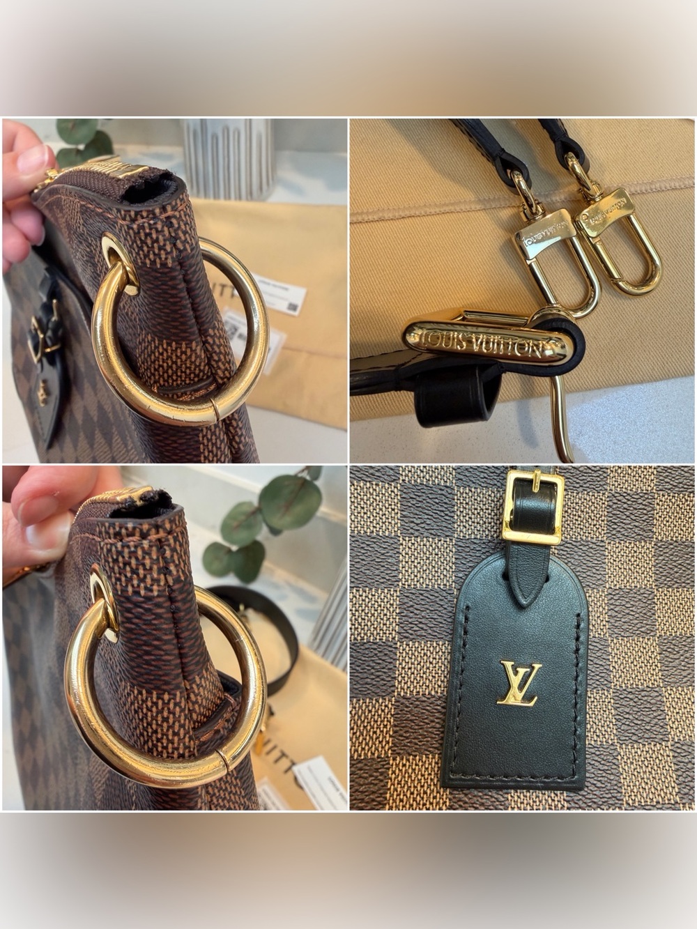 Lous Vuitton Odeon PM in Damier Ebene with Black Trim - Picture 14 of 16